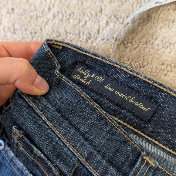 COH Kelly #001 Low Waist Bootcut Raw Hem Jeans - Picture 2 of 9